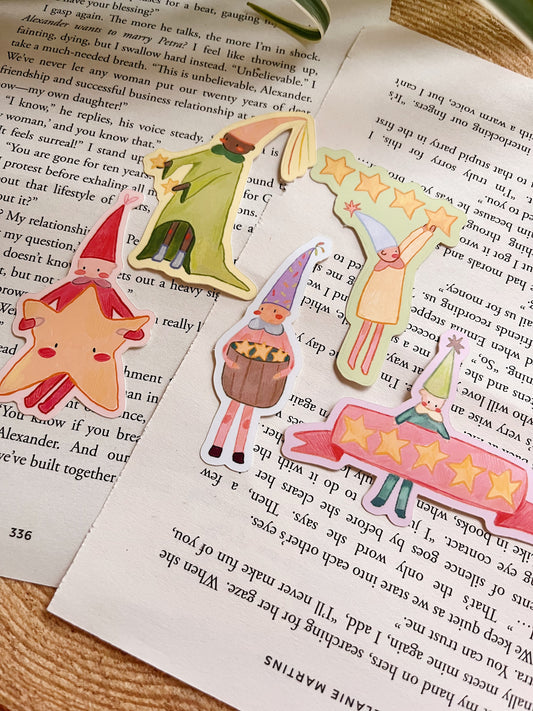 Star Rating Book Journal Stickers