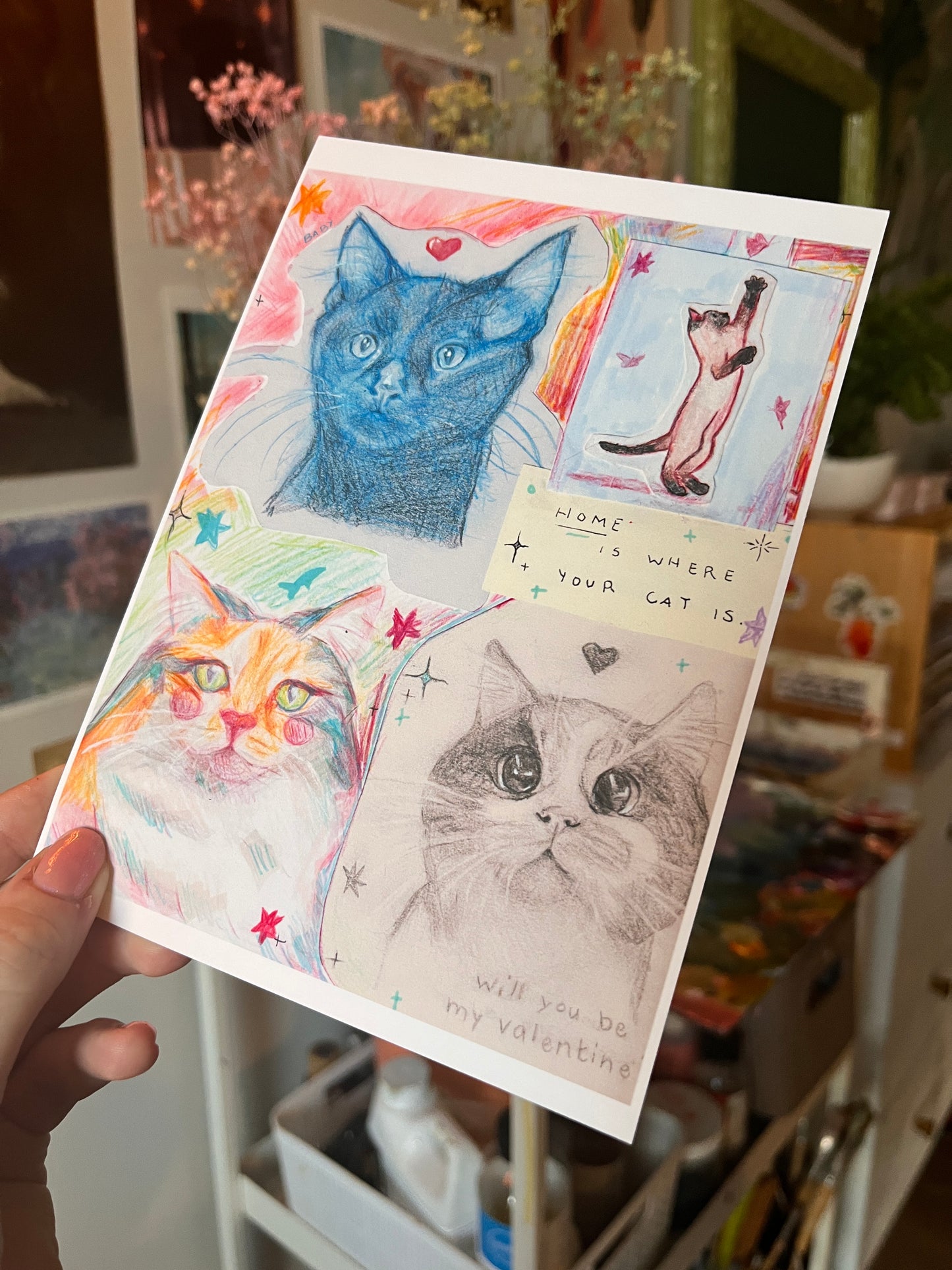 Cute Kitty Art Print