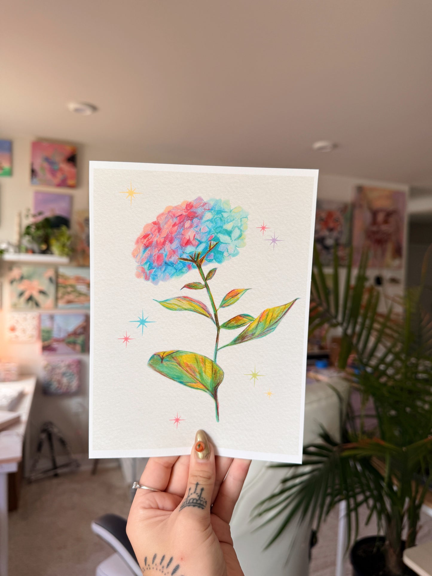 Hydrangea Print
