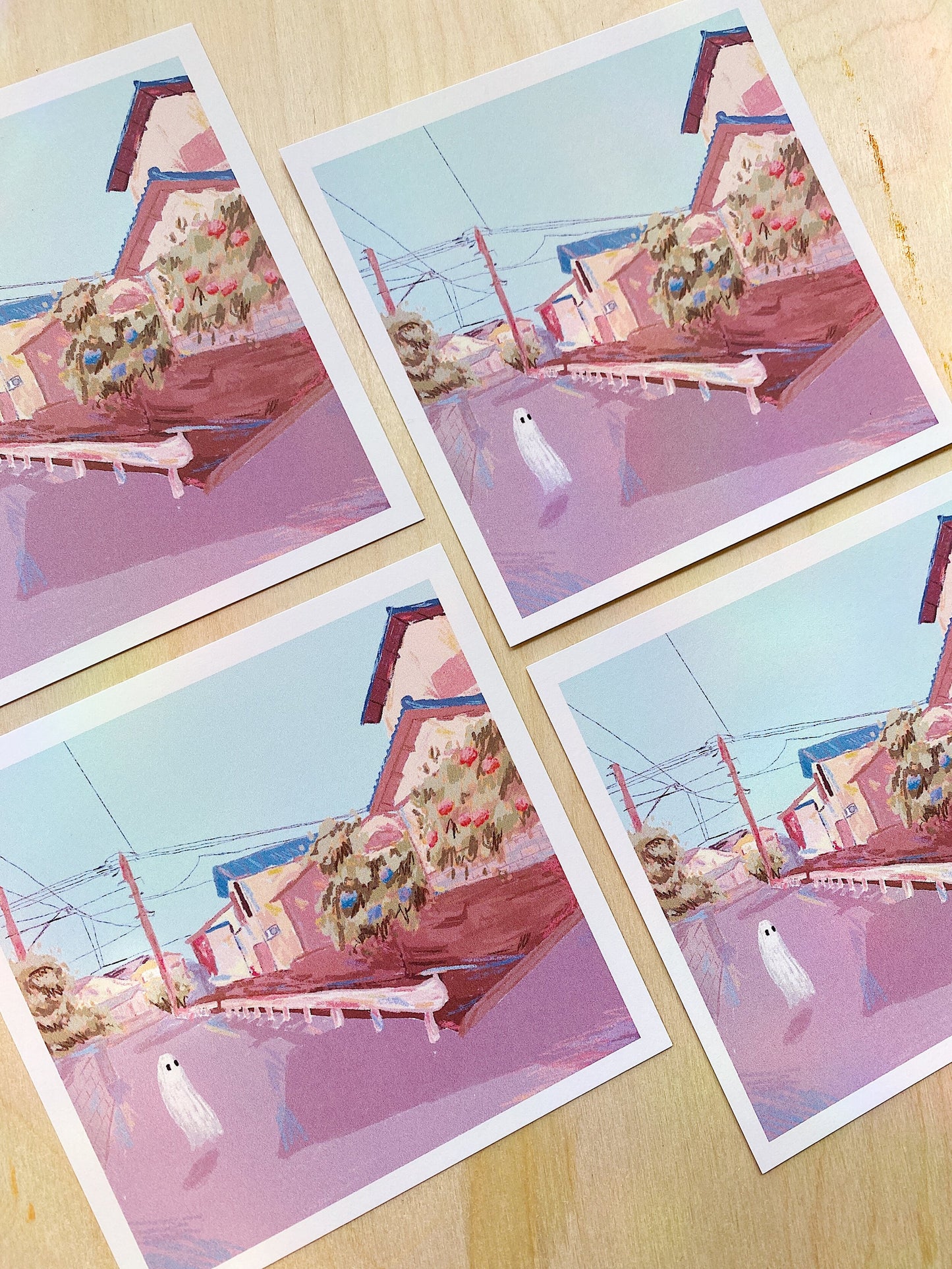 Ghost In Japan Art Print