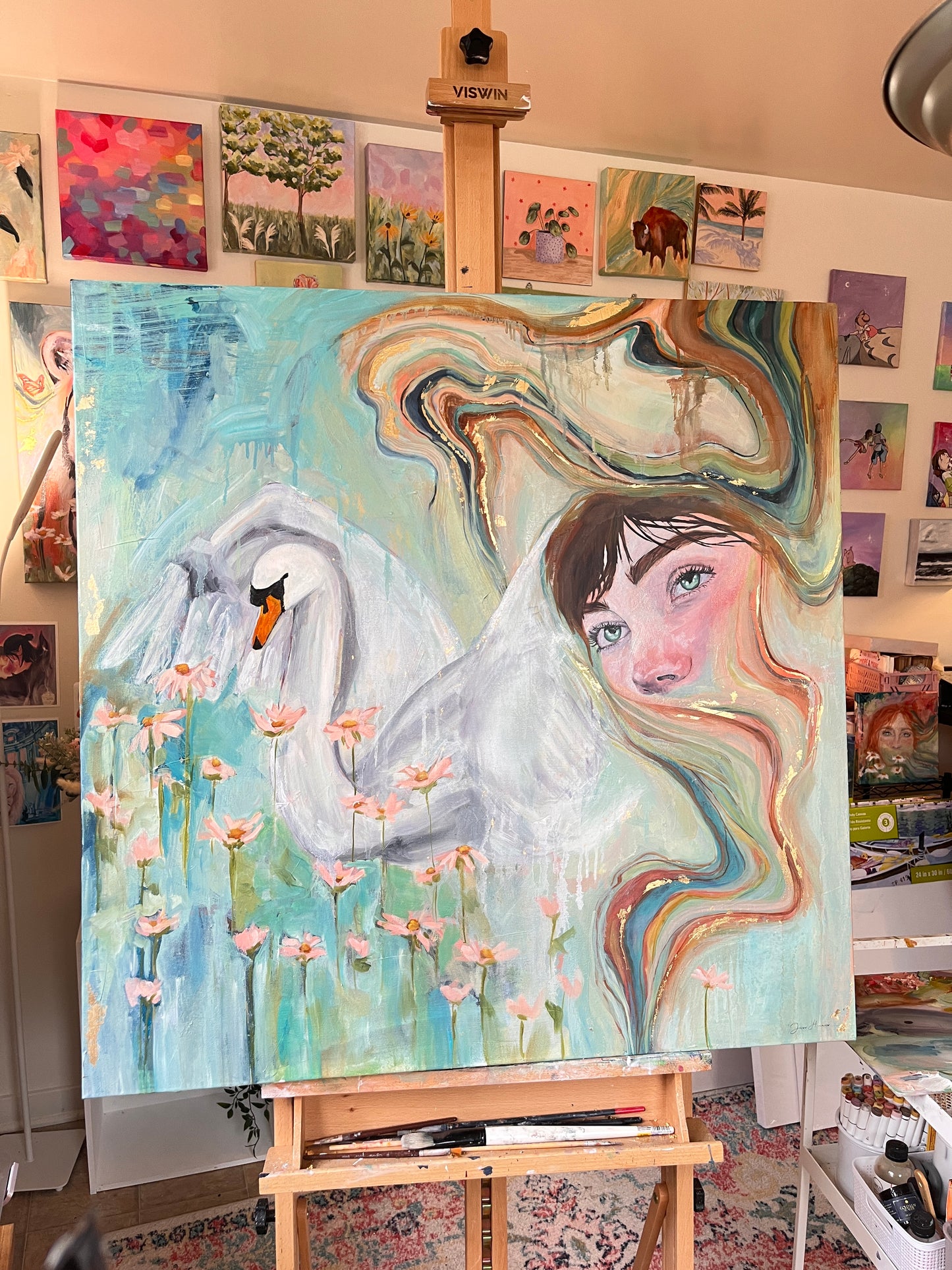 "They Danced In Her Turquoise Eyes"