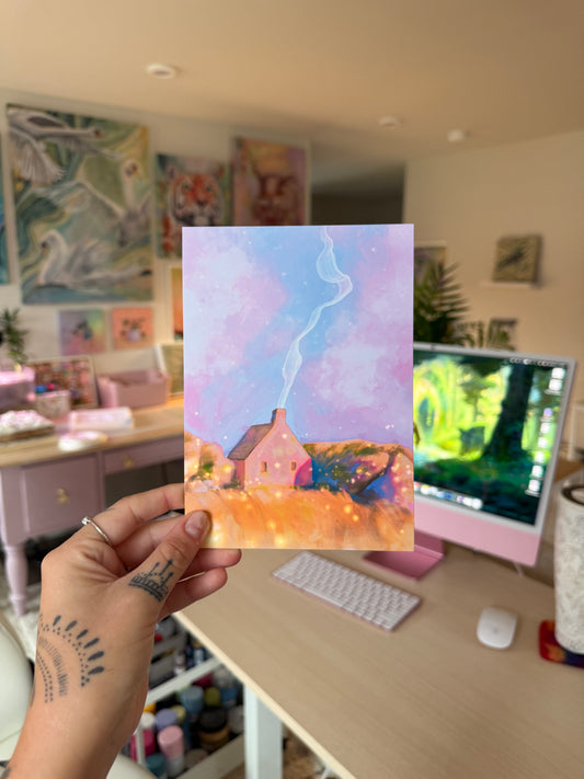 Firefly Cottage Print