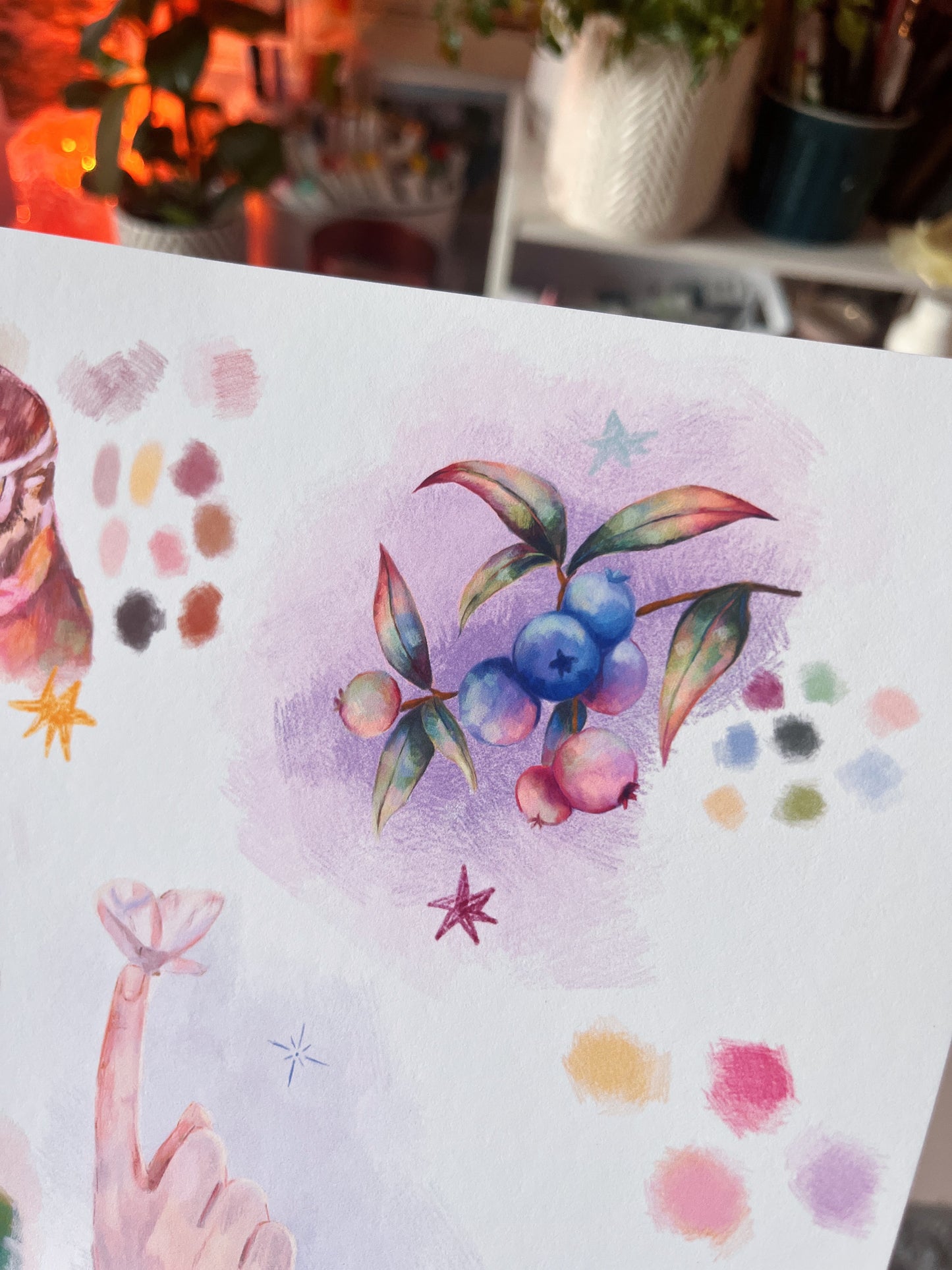 Spring Garden Sketchbook Print