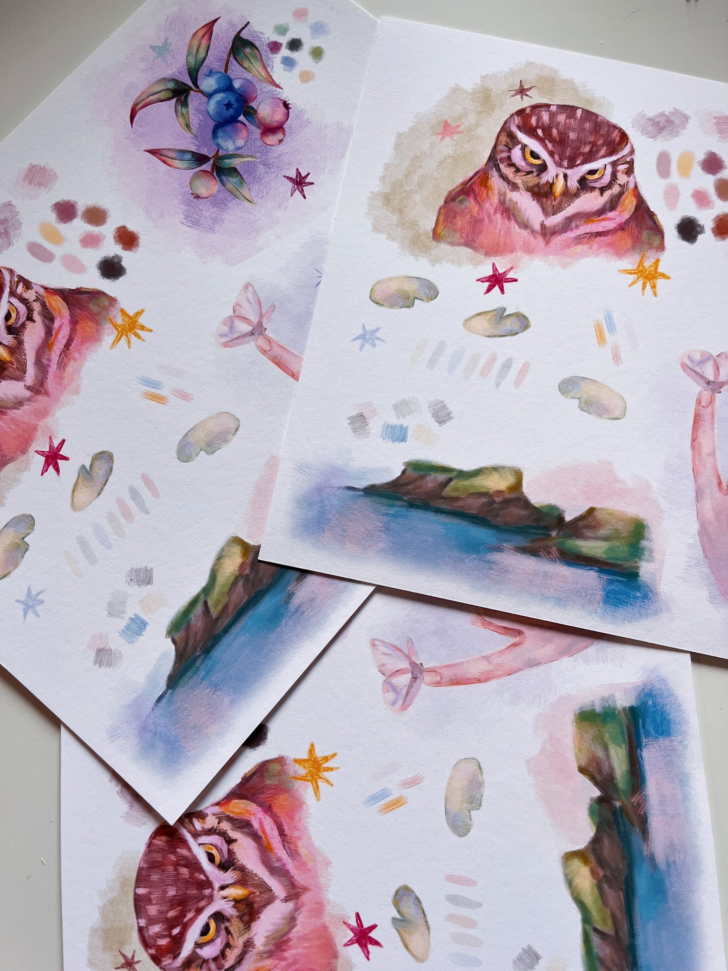 Spring Garden Sketchbook Print