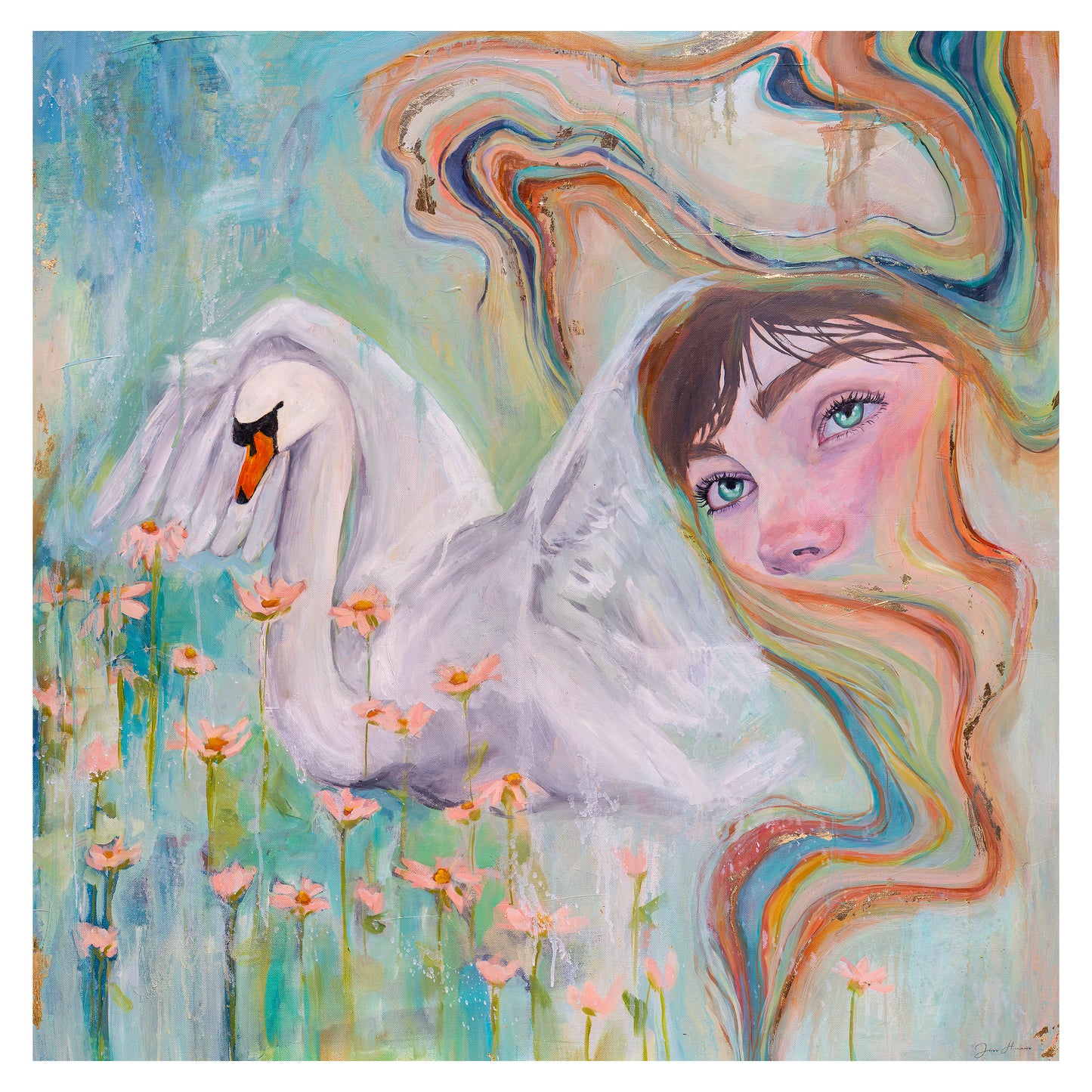 "They Danced In Her Turquoise Eyes"