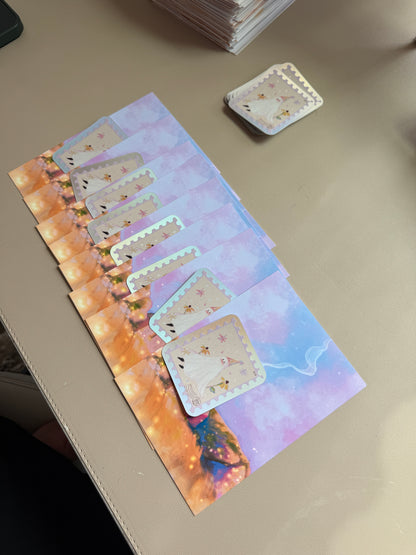 Holographic Ghost Stamp Sticker