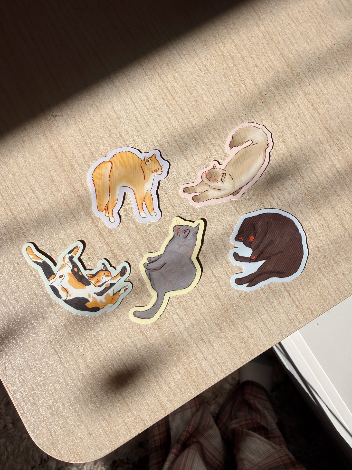 Silly Cats Sticker Pack