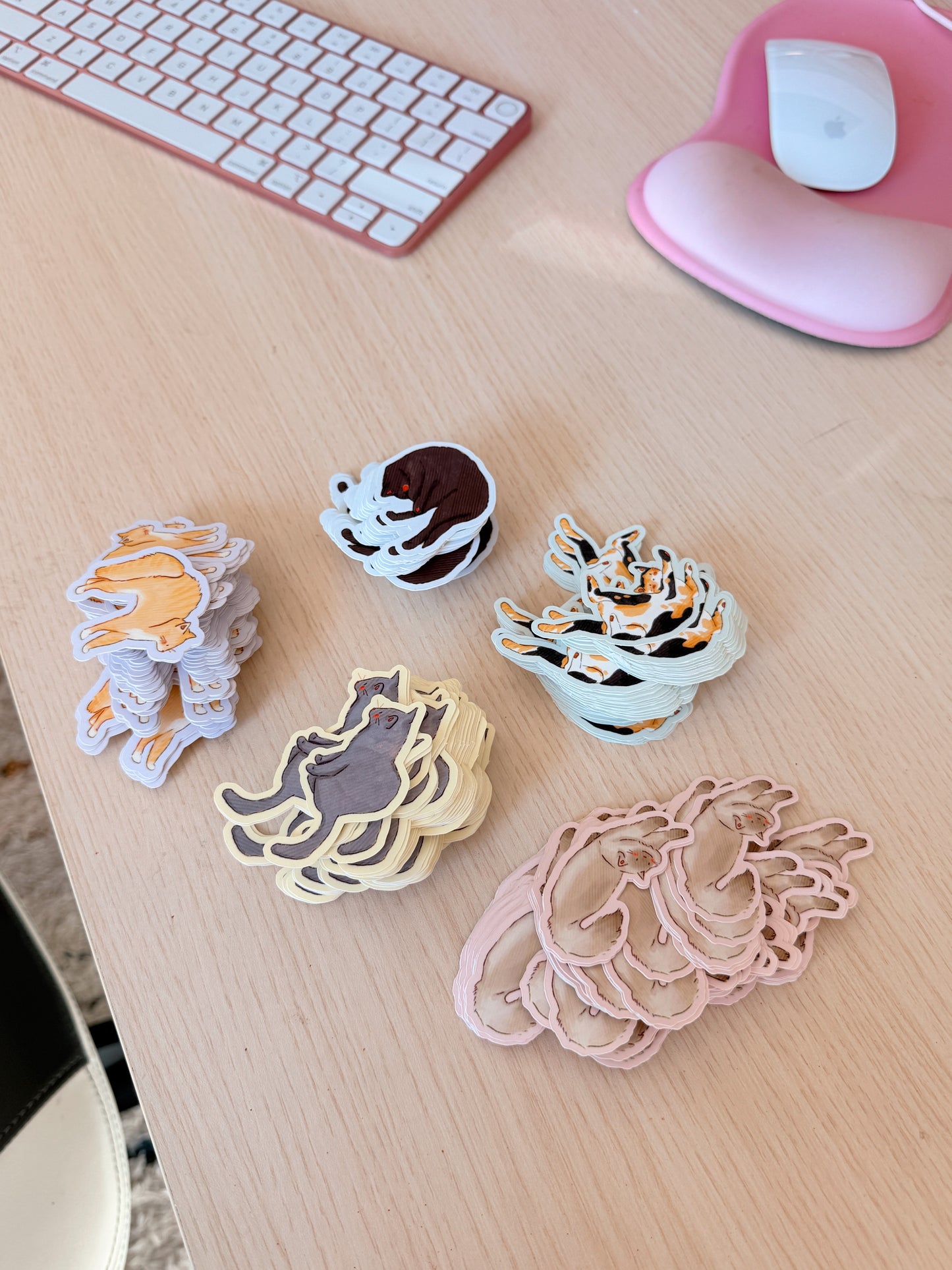 Silly Cats Sticker Pack