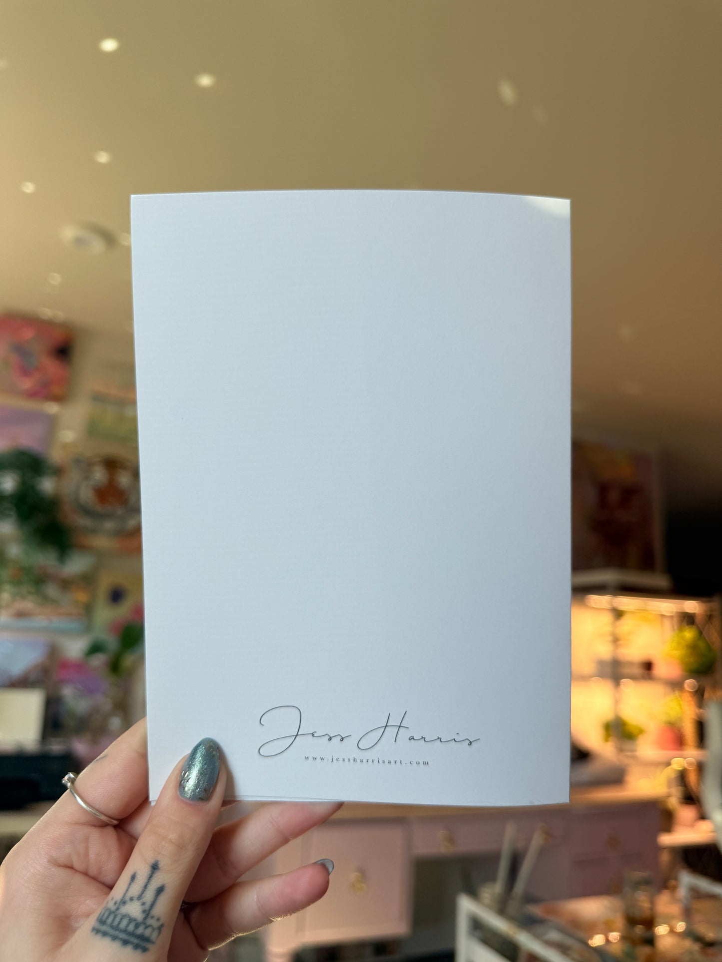 For Mom Silver Foil Greeting Card