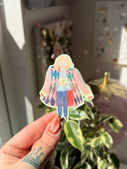 Holographic Howl Pendragon Sticker