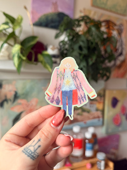 Holographic Howl Pendragon Sticker