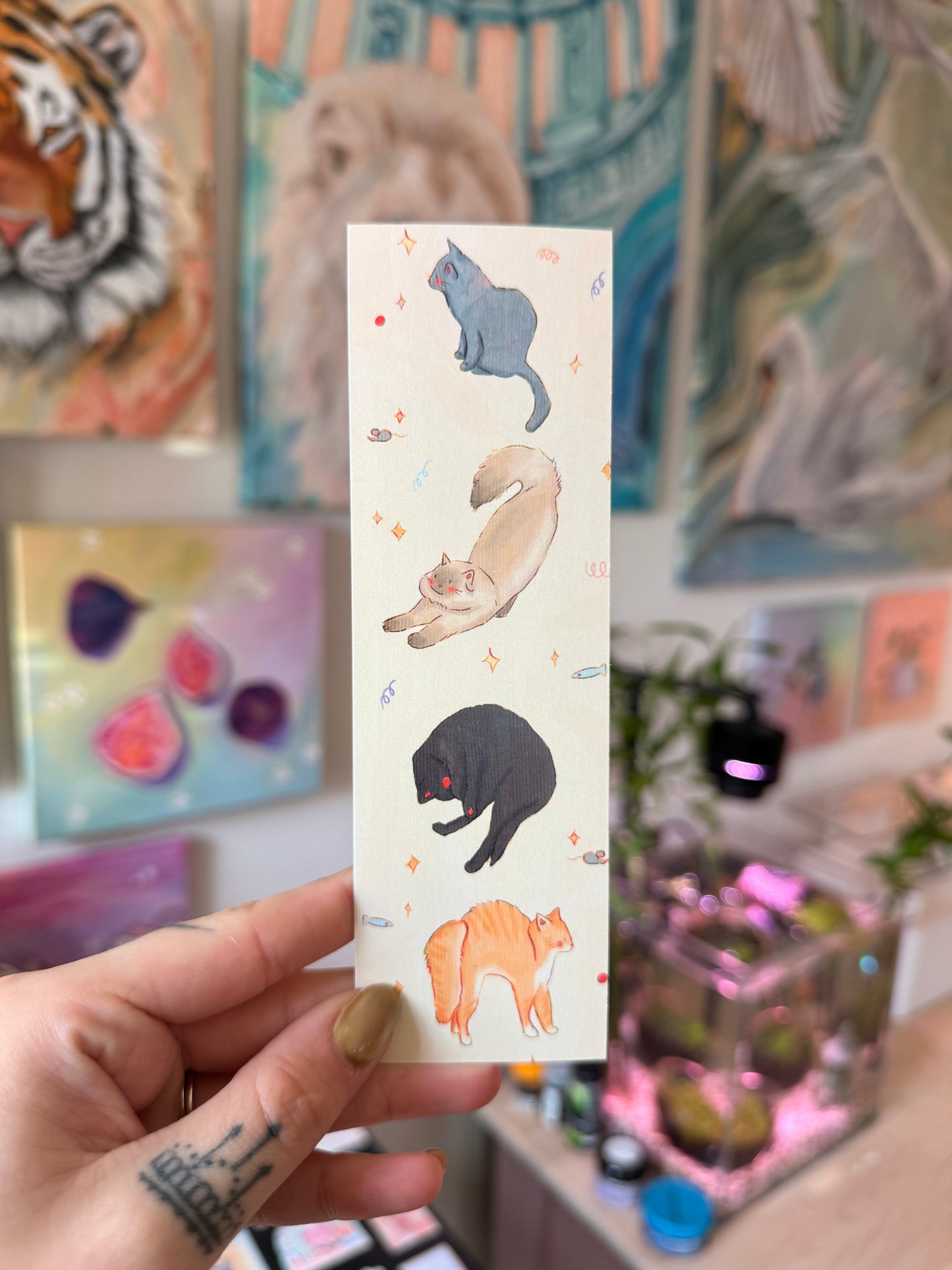 Silly Cats Bookmark