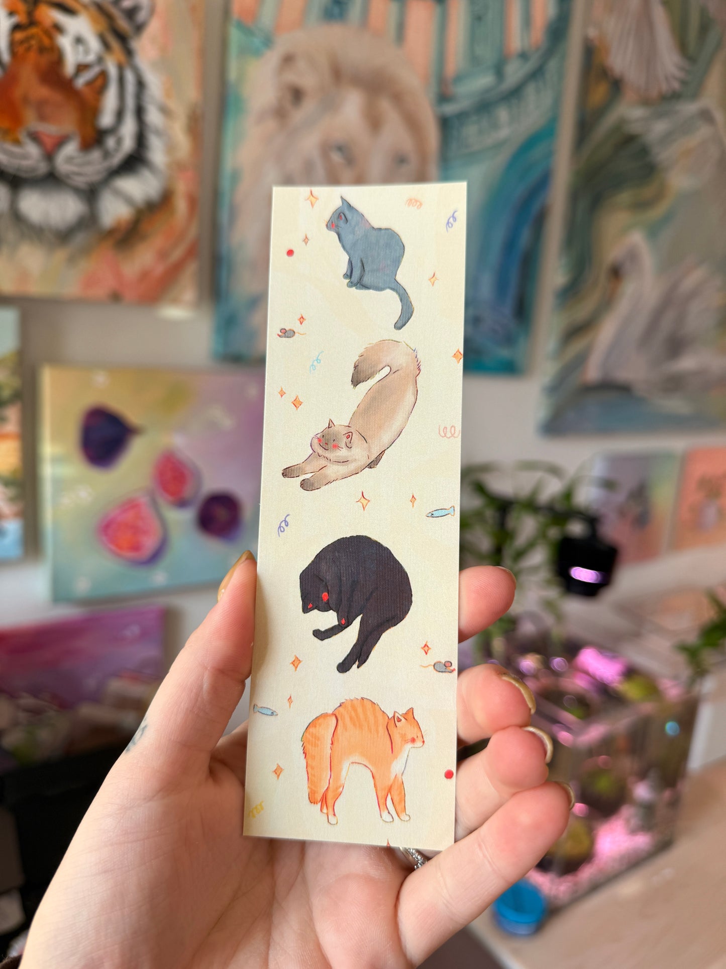 Silly Cats Bookmark