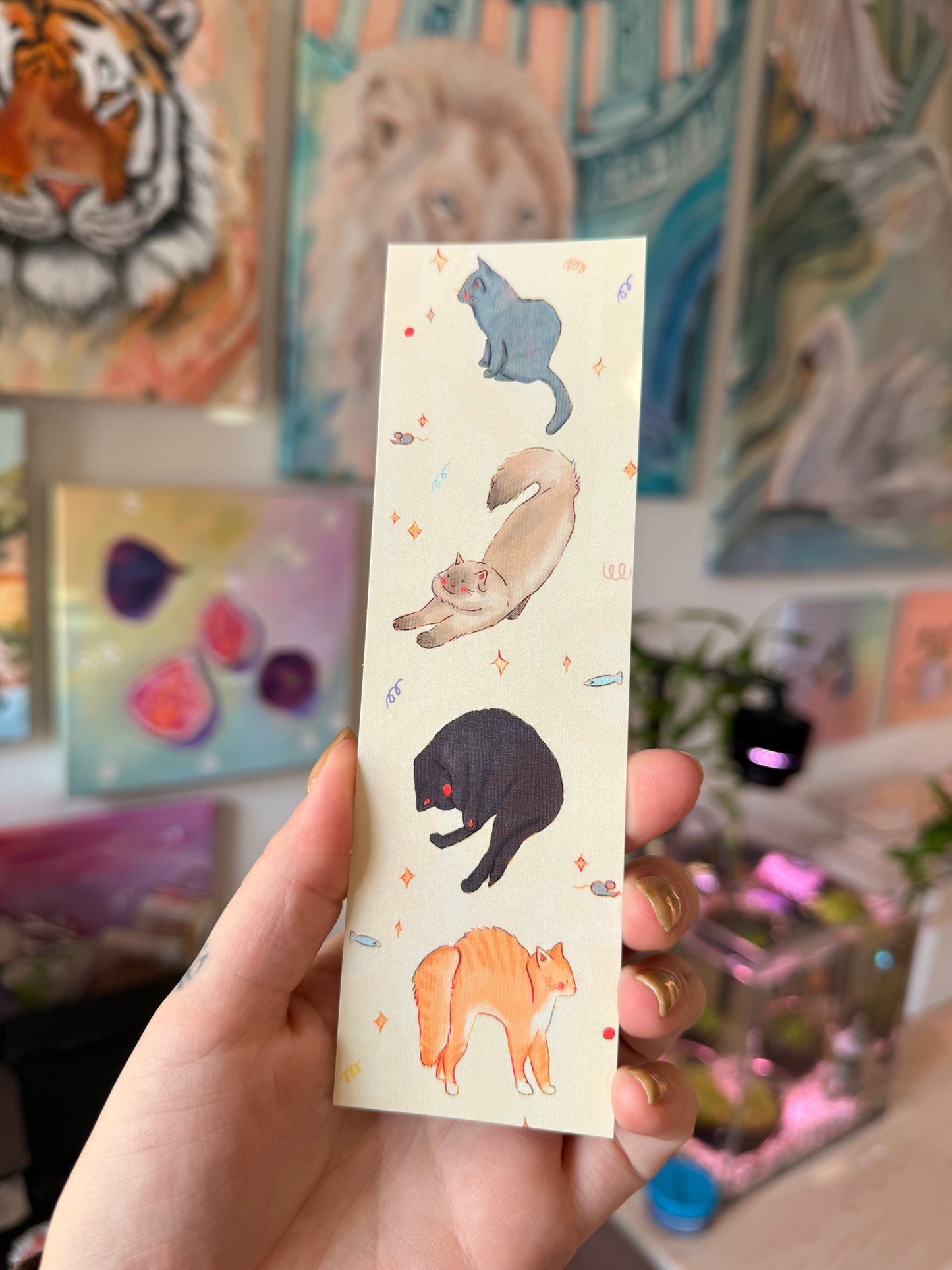 Silly Cats Bookmark
