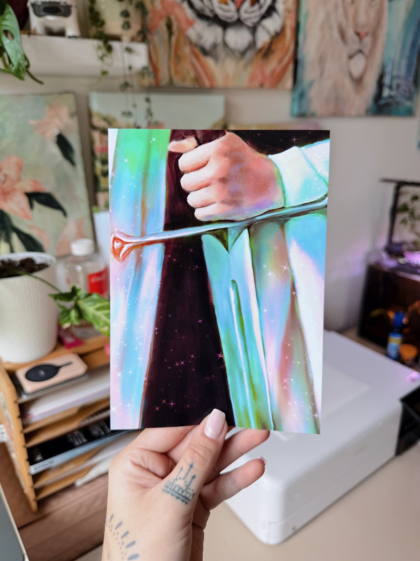 Warrior Princess Metallic Print