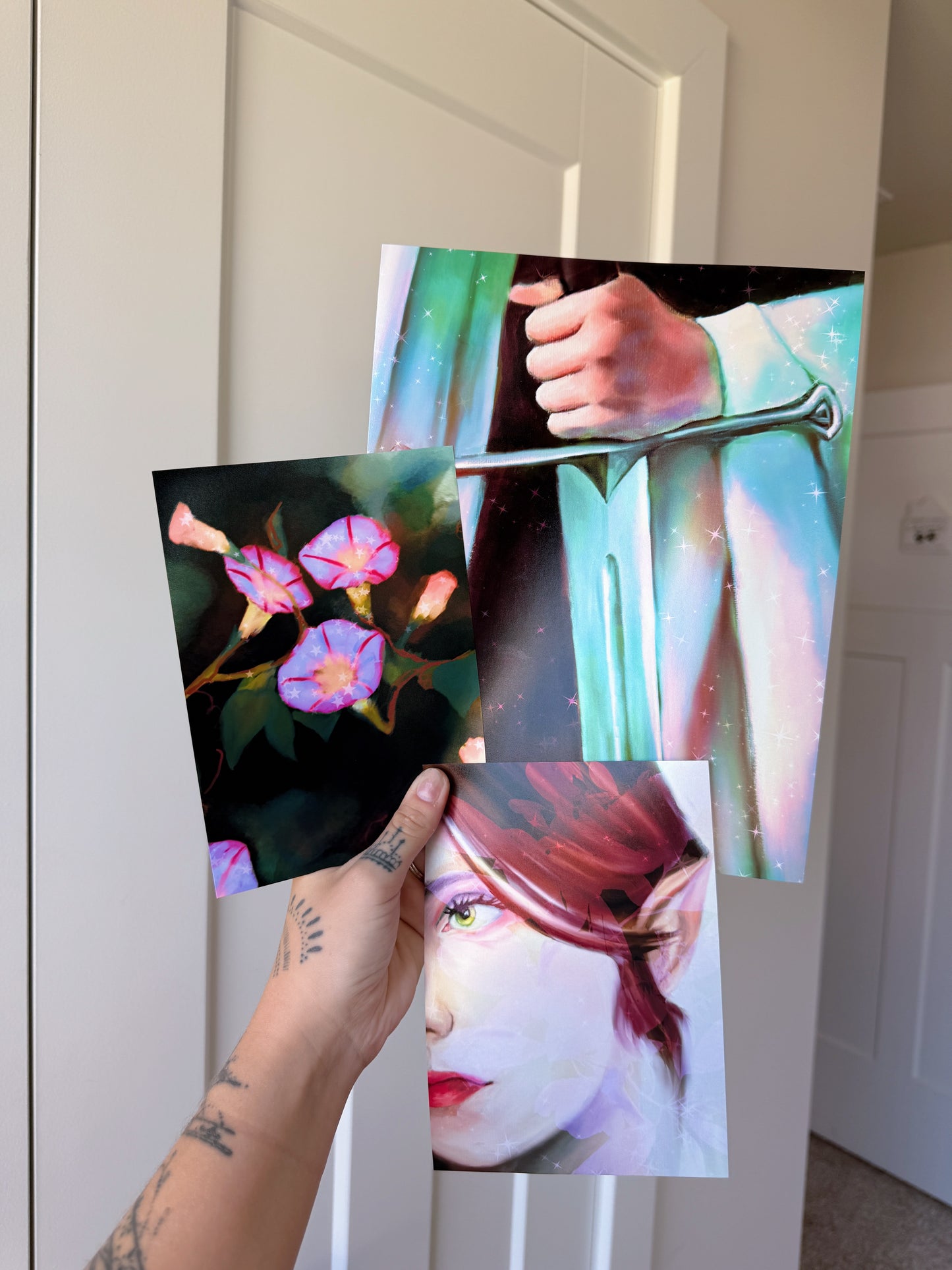 Warrior Princess Metallic Print