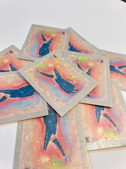 Holographic Star Catcher Sticker