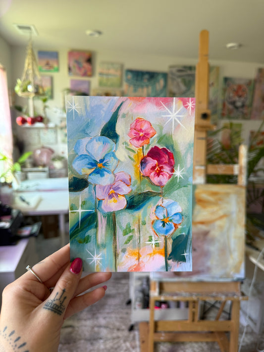 Pansy Print