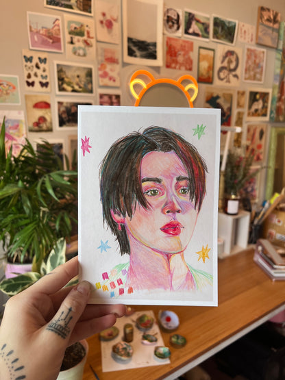 Jimin Sketchbook Prints