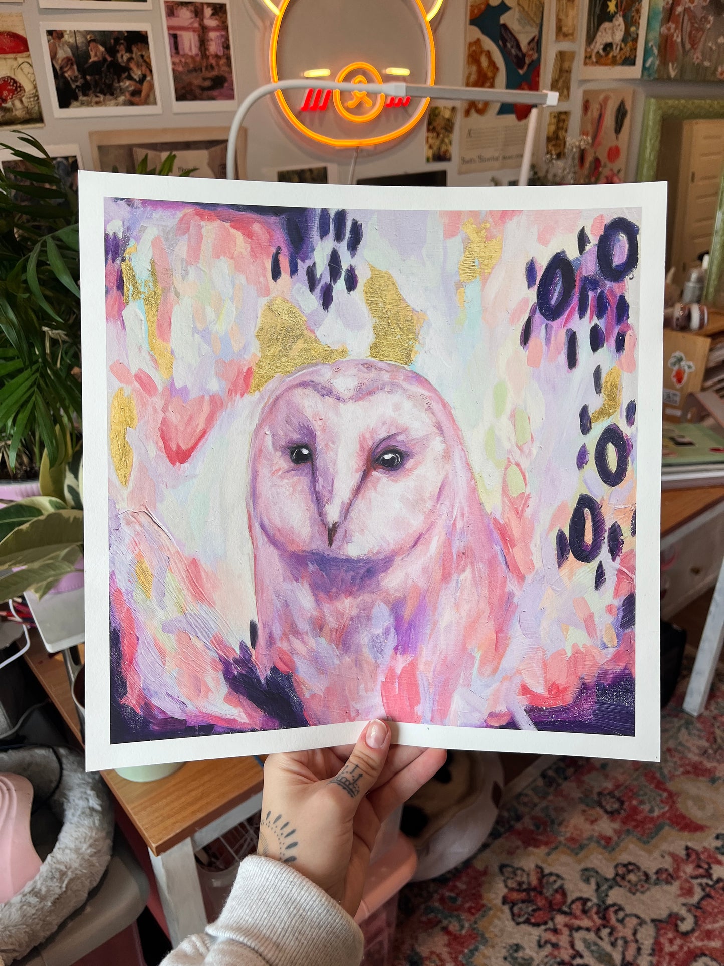 "Lilac Feathers" Fine Art Print