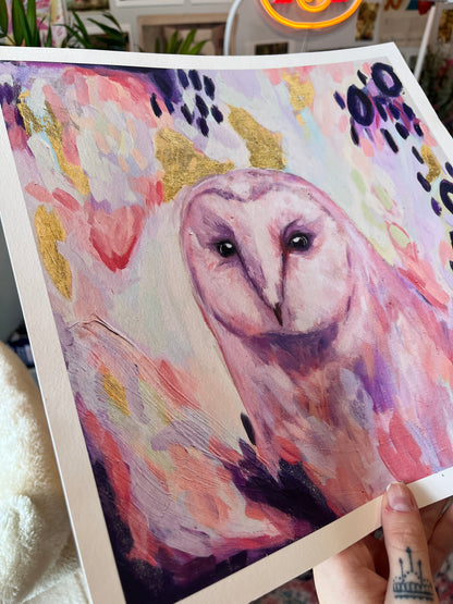 "Lilac Feathers" Fine Art Print